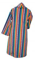 Gheri - soft brushed cotton - dressing gown/robe - rainbow