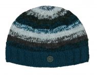 Pure Wool Natural electric beanie - Teal