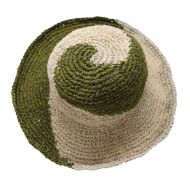 Swirl Hemp & Cotton Sun Hat - Green