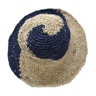 Swirl Hemp & Cotton Sun Hat - Blue