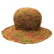 Multi Coloured Hemp & Cotton Sun Hat -
