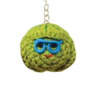 Light Green Sprout - Crochet Wool - Keyring