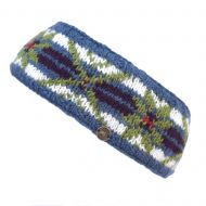 Cosmos headband - hand knit - valley