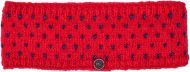 NAYA - pure wool fleece lined - tick headband - red/blue