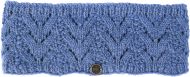 Pure Wool Hand knit - fir stitch headband - lavender