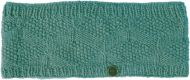Pure Wool Hand knit - square moss headband - silk grey