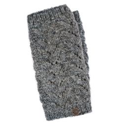 NAYA - handknit pure wool - fir stitch - mid grey