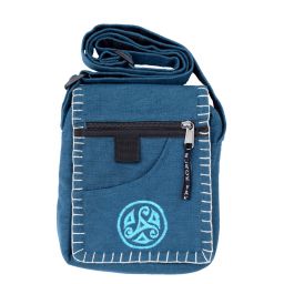 Small motif bag - aqua blue