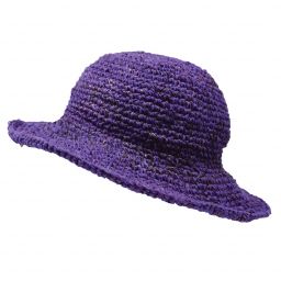 Hemp & Cotton Sun Hat - Purple
