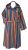 Gheri - soft brushed cotton - dressing gown/robe - rainbow