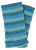 Children's Fleece lined - stripes wristwarmers - aqua