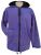 Light weight - Stonewashed - cotton - hooded jacket - purple