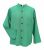 Full buttoned - plain shirt - green