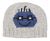 Face beanie - pure wool - hand knitted - fleece lining - Henry