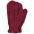 XL Cable Mittens - Fleece Lined - Brick