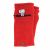 Fleece lined wristwarmer - Zip Pocket Tick - Bright Red