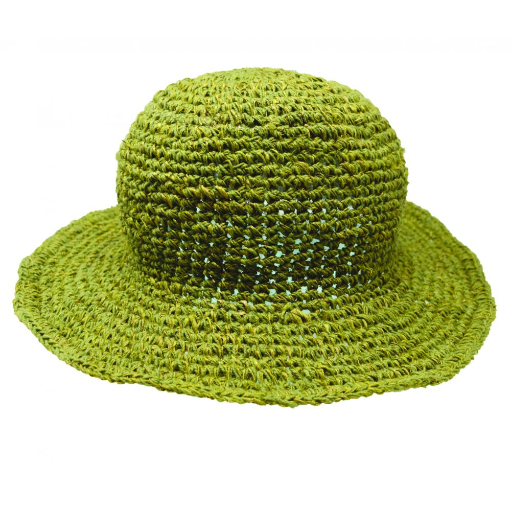 Hemp & Cotton Sun Hat - Green