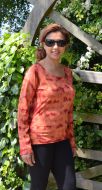 Tie Dye - Anytime - long sleeve top - Spice