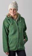 Fleece lined - detachable hood - heather - Green