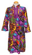 Tropical print - embroidered tunic