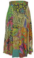 Jaipuri - Patchwork Skirt - Green 2