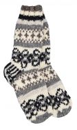 hand knit socks - Natural Assorted