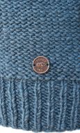 Handmade Pure Wool - cuff jumper - Slate