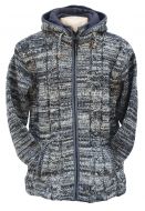 ultrawarm - detachable hood - cable jacket - Grey