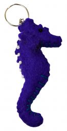 Felt - Keyring - Seahorse - Purple