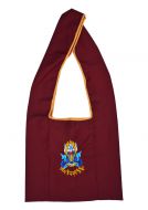 Buddhist Embroidered Motif Bag - Maroon