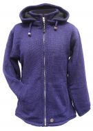 Lighter weight - Shaped jacket - detachable hood - Blue