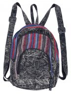 Gheri and Cotton Rucksack - Black