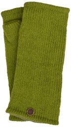 Fleece lined wristwarmer - Plain - Green