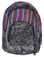 Gheri and Cotton Rucksack - Black