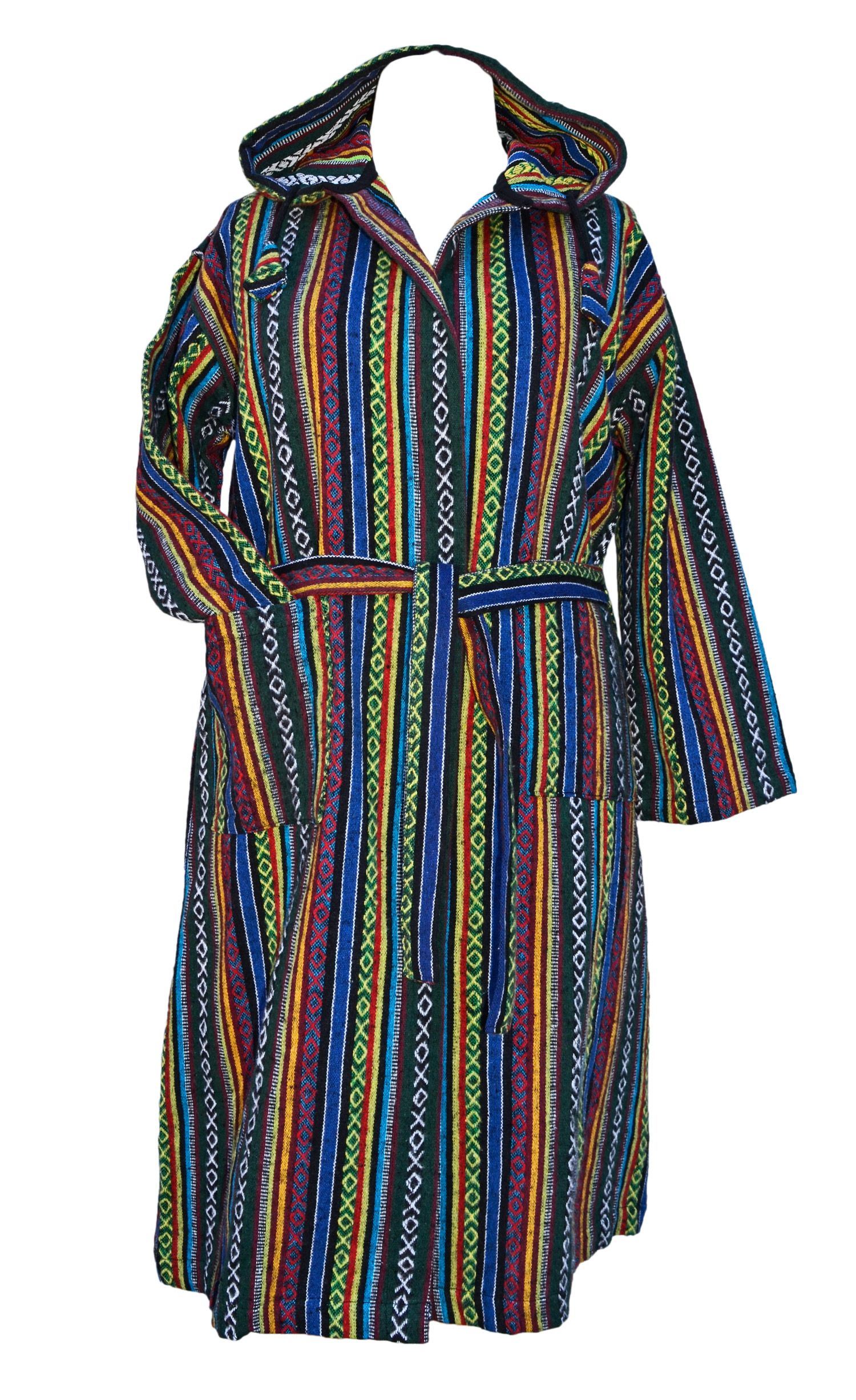 green dressing gown