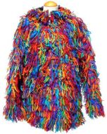 Fleece lined - shaggy  jacket - Rainbow