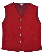 Classic waistcoat - fully lined -  red