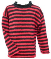 black wool jumpers