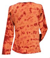 Tie Dye - Anytime - long sleeve top - Spice