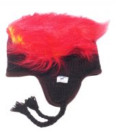 Pure Wool half fleece lined - hairy/plain - ear flap hat - Assorted