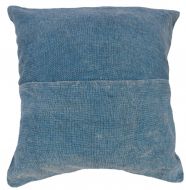 Filled cushion - stonewash cotton - Gheri Patchwork with cushion Pad