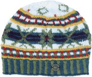 Pure wool hand knit - cosmos beanie - valley