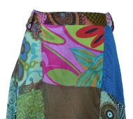 Jaipuri - Patchwork Skirt - Summer Blues