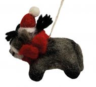 Felt - Christmas Decoration - Donkey