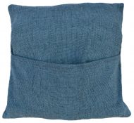 Cushion Cover - Cotton Gheri Front - Cover Denim Blue