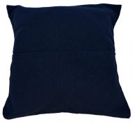Cushion cover - cotton Gheri Panel - Cover Black