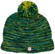 Reverse Electric Bobble - pure wool - greens