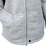Fleece lined - pure wool jacket - Light Grey