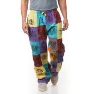 Printed Heavy Cotton - Patchwork Trousers
