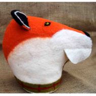 Animal head - hand felted - Fox